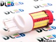   Автомобильная светодиодная лампа W21W - T20 - 7443 - W3х16q - 106SMD 4014+ Линза