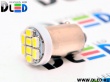   Автолампа светодиодная T4W - BA9S - 8 SMD 1210