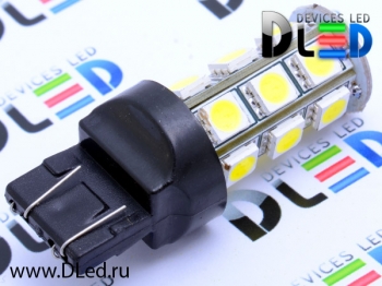   Лампа светодиодная W21W - T20 - 7443 - W3х16q - 18 SMD 5050