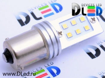   Лампа светодиодная 1156 - P21W - S25 - BA15s 12 SMD 2323