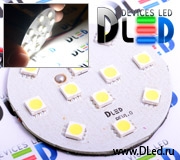   Светодиодная автопанель SMD 5050 (круг) 12 Led