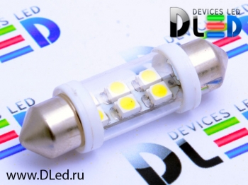   Лампа светодиодная C5W FEST 36мм SV8,5 - 6 SMD 3528