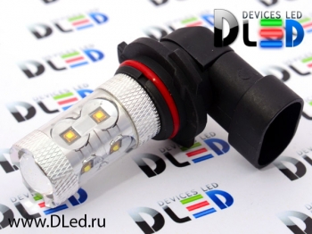   Лампа светодиодная HB4 - 10 CREE + Линза