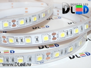   Влагозащищенная IP67 светодиодная лента (60 LED) SMD 5050