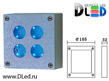   Светильник DLed настенный уличный  Eye-2761