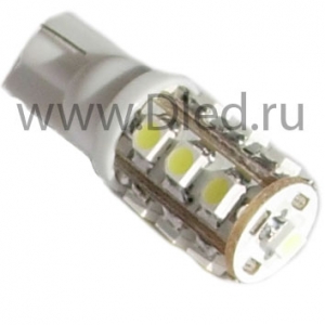   Лампа светодиодная T10 - W5W - 13 SMD 3528