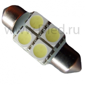   Лампа светодиодная C5W FEST 31мм SV8,5 - 4 SMD5050