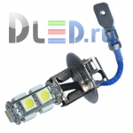   Лампа светодиодная H3 - 9 SMD 5050