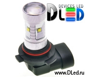   Лампа светодиодная HB3 9005 - 6 CREE XB + Линза