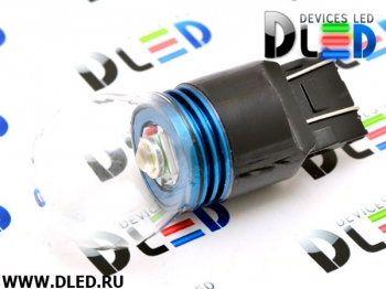   Лампа светодиодная W21/5W - T20 - 7443 - W3х16q - CREE XML + Колба