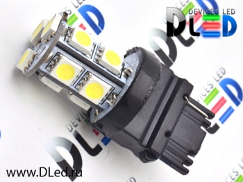   Лампа светодиодная W27W - T25 - 3156 - W3х16d - 13 SMD 5050