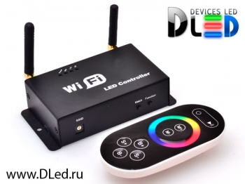   Контроллер Wi-Fi с радио пультом RGB  Rec-WF-1