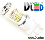   Лампа светодиодная P27/7W - T25 - 3157 - 48 SMD3014 + Стабилизатор