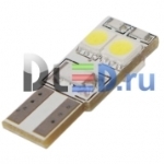   Лампа светодиодная T10 - W5W - 4 SMD 5050 ( с обманкой)