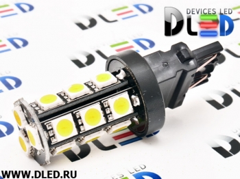   Лампа светодиодная P27/7W - T25 - 3157 - 18 SMD 5050 Black