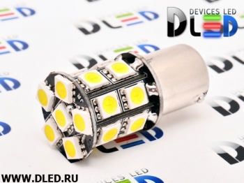   Лампа светодиодная 1156 - PY21W - S25 - BA15s - 20 SMD 5050 Black