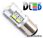   Лампа светодиодная 1157 - P21/5W - S25 - BAY15d - 20 SMD 5730 Белый-Желтый