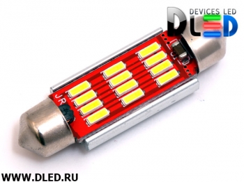   Лампа светодиодная C5W FEST 39 мм - 12 SMD 4014