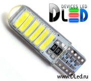   Лампа светодиодная T10 - W5W - 12 SMD 7020