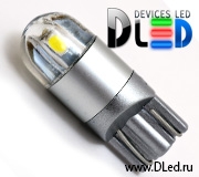   Лампа светодиодная T10 - W5W - 3W 2 SMD 3030