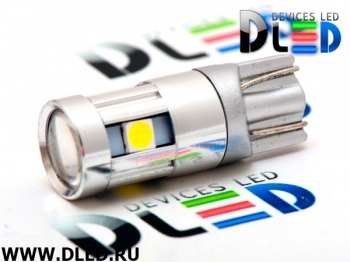   Лампа светодиодная T10 - W5W - 5 SMD 3030