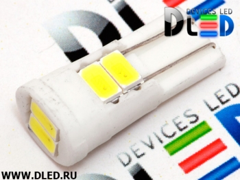   Лампа светодиодная T10 - W5W - 6 SMD 5630