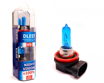   Лампа галогенная DLED H9 Night Vision 6500К