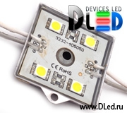   Светодиодный IP67 модуль 4 Led SMD 5050