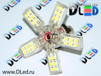   Лампа светодиодная 1156 - P21W - S25 - BA15s - SMD 3528 Звезда