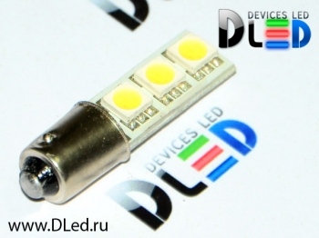   Лампа светодиодная T4W - 3 SMD 5050