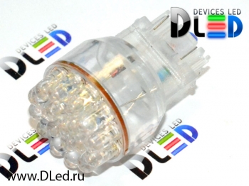   Лампа светодиодная W27/7W - T25 - 3157 - 19 - Dip-Led