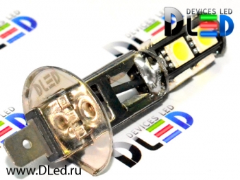   Лампа светодиодная H1 - 9 SMD 5050 Black