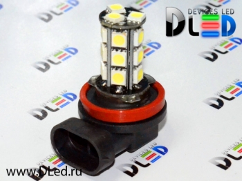   Лампа светодиодная H11 - 18 SMD 5050 Black